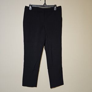 Vince Camuto Black Dress Pants Cropped Women's Size 4 Flat Front Career
